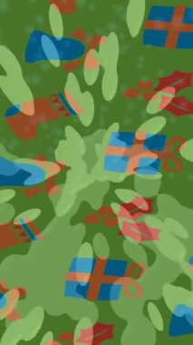 Organik desenli yüzey giriş stili video film sanatı ile soyut arkaplan tasarımı