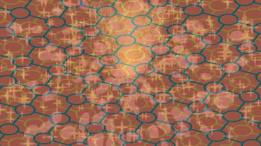 Soyut hareket desenli fütüristik video üretimi için dinamik dijital arkaplan