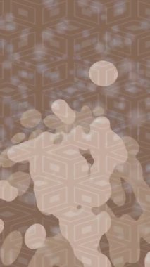 Organik desenli yüzey giriş stili video film sanatı ile soyut arkaplan tasarımı