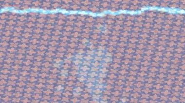 Soyut hareket desenli fütüristik video üretimi için dinamik dijital arkaplan