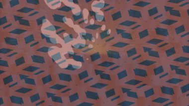 Estetik doku arkaplan tasarımı renkli hareket grafikleri ile moda film giriş profosyoneli