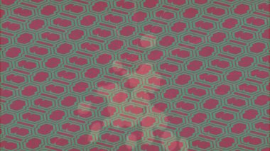 Benzersiz dijital animasyon tarzı grafikleri olan yaratıcı ortam tasarımı için yenilikçi hareket dokusu