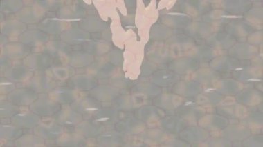 Benzersiz hareket grafikleri tasarım sanatına sahip yaratıcı film üretimi için özet bir arkaplan