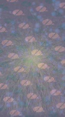 Estetik doku arkaplan tasarımı renkli hareket grafikleri ile moda film giriş profosyoneli