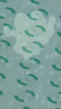 Benzersiz dijital animasyon tarzı grafikleri olan yaratıcı ortam tasarımı için yenilikçi hareket dokusu