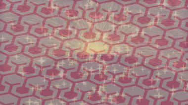 Benzersiz video giriş tasarımı projeleri için detaylı yüzey kalıbı film animasyon stili grafik girişi