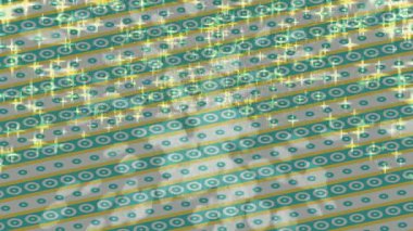 Soyut hareket desenli fütüristik video üretimi için dinamik dijital arkaplan