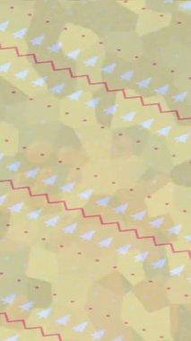 Benzersiz video giriş tasarımı projeleri için detaylı yüzey kalıbı film animasyon stili grafik girişi