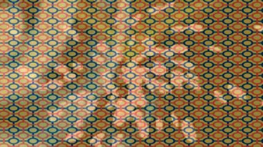 Organik desenli yüzey giriş stili video film sanatı ile soyut arkaplan tasarımı