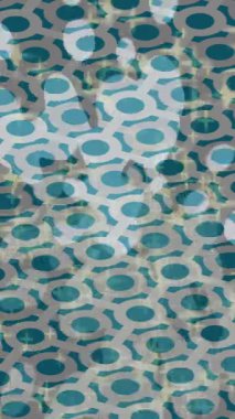 Soyut hareket desenli fütüristik video üretimi için dinamik dijital arkaplan