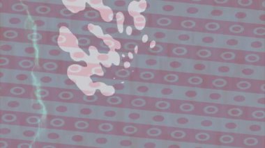 Benzersiz hareket dokusu tasarım sanatı ile profesyonel video düzenleme için modern soyut grafikler