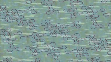 Benzersiz video giriş tasarımı projeleri için detaylı yüzey kalıbı film animasyon stili grafik girişi