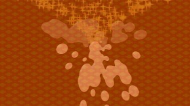 Benzersiz dijital animasyon tarzı grafikleri olan yaratıcı ortam tasarımı için yenilikçi hareket dokusu