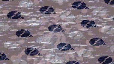 Benzersiz video giriş tasarımı projeleri için detaylı yüzey kalıbı film animasyon stili grafik girişi