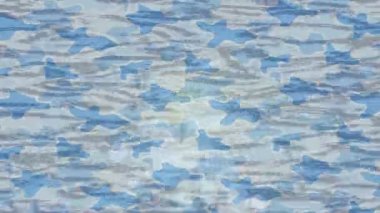 Lüks hareket projeleri için soyut tasarım stili animasyonu olan üst düzey dijital doku