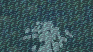 Organik desenli yüzey giriş stili video film sanatı ile soyut arkaplan tasarımı