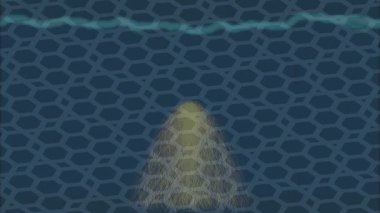 Benzersiz video giriş tasarımı projeleri için detaylı yüzey kalıbı film animasyon stili grafik girişi