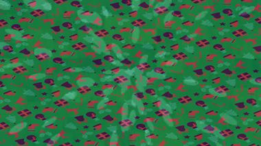 Benzersiz video giriş tasarımı projeleri için detaylı yüzey kalıbı film animasyon stili grafik girişi