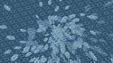 Organik desenli yüzey giriş stili video film sanatı ile soyut arkaplan tasarımı