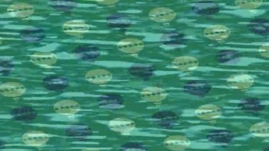 Lüks hareket projeleri için soyut tasarım stili animasyonu olan üst düzey dijital doku