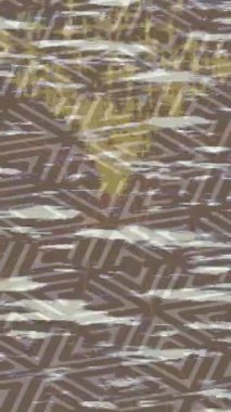 Benzersiz dijital animasyon tarzı grafikleri olan yaratıcı ortam tasarımı için yenilikçi hareket dokusu