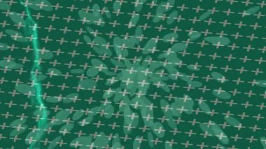 Dijital doku yüzey tasarım biçimi ile modern video animasyonu için gelişmiş hareket grafikleri