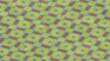 Benzersiz video giriş tasarımı projeleri için detaylı yüzey kalıbı film animasyon stili grafik girişi