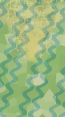 Soyut hareket desenli fütüristik video üretimi için dinamik dijital arkaplan