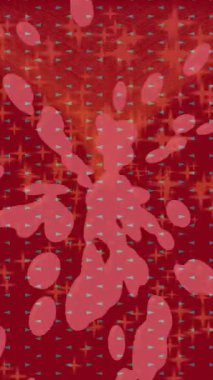 Benzersiz dijital animasyon tarzı grafikleri olan yaratıcı ortam tasarımı için yenilikçi hareket dokusu