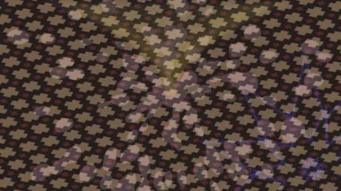 Benzersiz video giriş tasarımı projeleri için detaylı yüzey kalıbı film animasyon stili grafik girişi