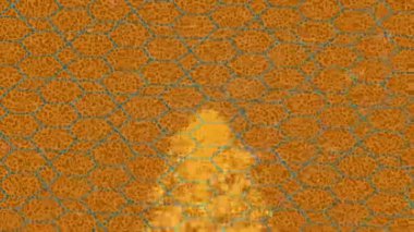 Organik desenli yüzey giriş stili video film sanatı ile soyut arkaplan tasarımı