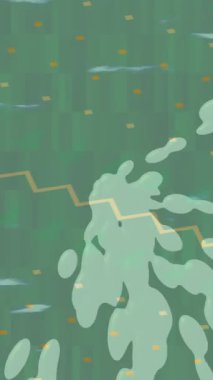 Benzersiz hareket grafikleri tasarım sanatına sahip yaratıcı film üretimi için özet bir arkaplan