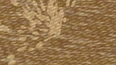 Dijital doku yüzey tasarım biçimi ile modern video animasyonu için gelişmiş hareket grafikleri