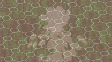 Dijital doku yüzey tasarım biçimi ile modern video animasyonu için gelişmiş hareket grafikleri