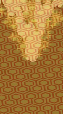 Benzersiz video giriş tasarımı projeleri için detaylı yüzey kalıbı film animasyon stili grafik girişi