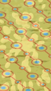 Organik desenli yüzey giriş stili video film sanatı ile soyut arkaplan tasarımı