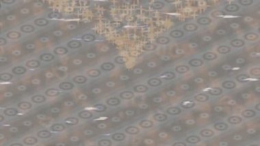 Soyut hareket desenli fütüristik video üretimi için dinamik dijital arkaplan