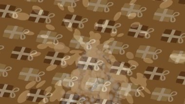 Lüks hareket projeleri için soyut tasarım stili animasyonu olan üst düzey dijital doku