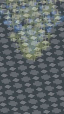 Estetik doku arkaplan tasarımı renkli hareket grafikleri ile moda film giriş profosyoneli