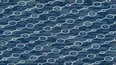 Soyut hareket desenli fütüristik video üretimi için dinamik dijital arkaplan