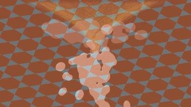 Benzersiz hareket grafikleri tasarım sanatına sahip yaratıcı film üretimi için özet bir arkaplan