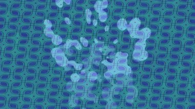 Soyut hareket desenli fütüristik video üretimi için dinamik dijital arkaplan