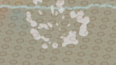 Organik desenli yüzey giriş stili video film sanatı ile soyut arkaplan tasarımı