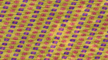 Dijital doku yüzey tasarım biçimi ile modern video animasyonu için gelişmiş hareket grafikleri