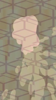 Estetik doku arkaplan tasarımı renkli hareket grafikleri ile moda film giriş profosyoneli