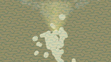 Yaratıcı video düzenleme film arkaplan tasarımı için minimalist organik hareket grafikleri