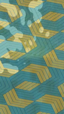 Benzersiz video giriş tasarımı projeleri için detaylı yüzey kalıbı film animasyon stili grafik girişi