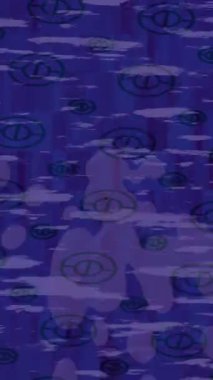 Estetik doku arkaplan tasarımı renkli hareket grafikleri ile moda film giriş profosyoneli