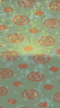 Benzersiz hareket grafikleri tasarım sanatına sahip yaratıcı film üretimi için özet bir arkaplan