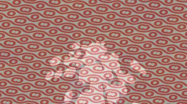 Soyut hareket desenli fütüristik video üretimi için dinamik dijital arkaplan